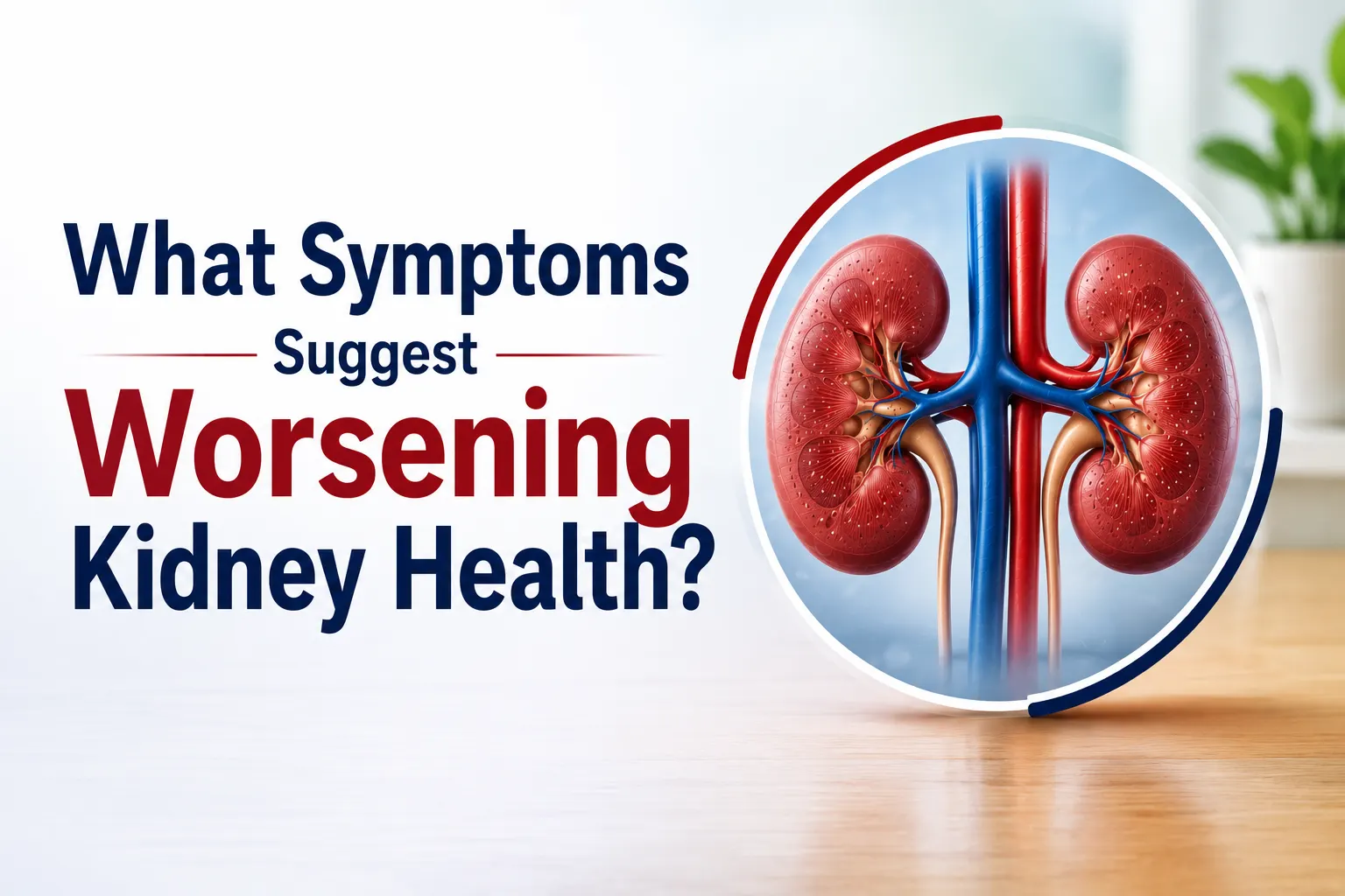 What Symptoms Suggest Worsening Kidney Health?